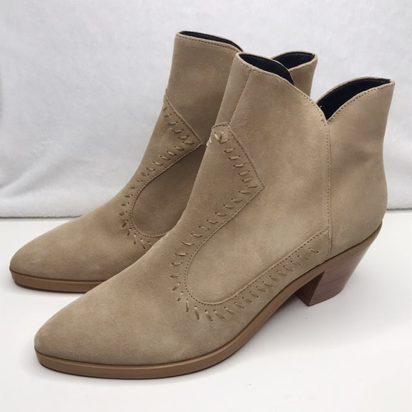 NEW Rebecca Minkoff Suede Lulu Ankle Booties - Picture 6 of 8